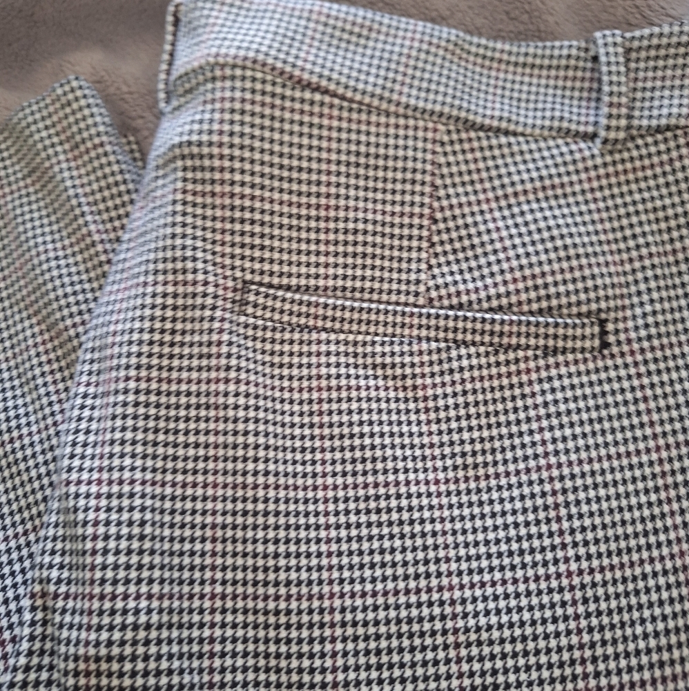 Loft Pants 14 Skinny Leg Houndstooth